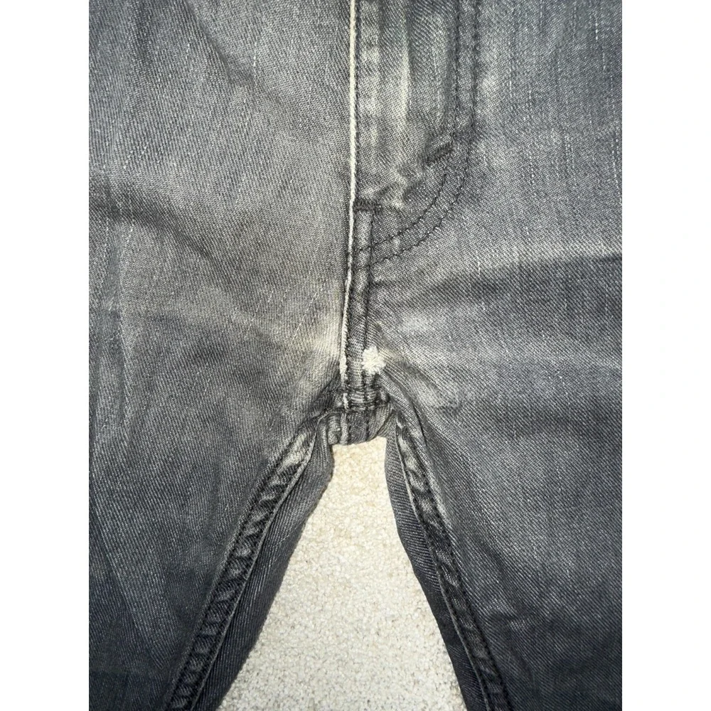 Levi's 514 Straight Fit Jeans Men 34x32 Gray Denim Mid Rise Medium‎ Wash Outdoor